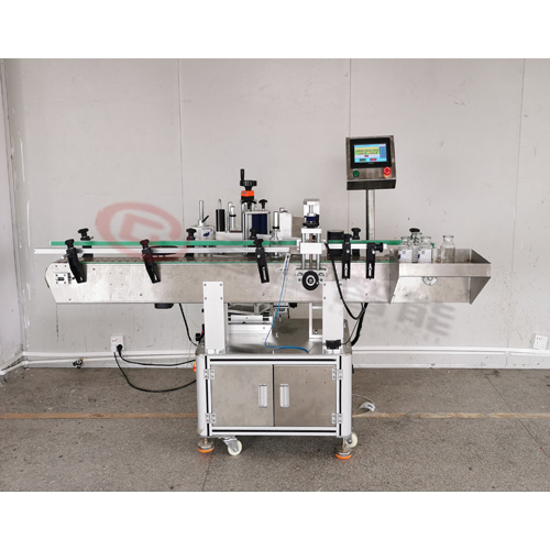 Automatische etiketteermachine voor medicijnflessen