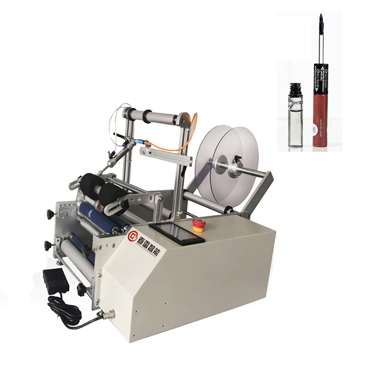 Semi-automatische etiketteermachine voor lipglazuur