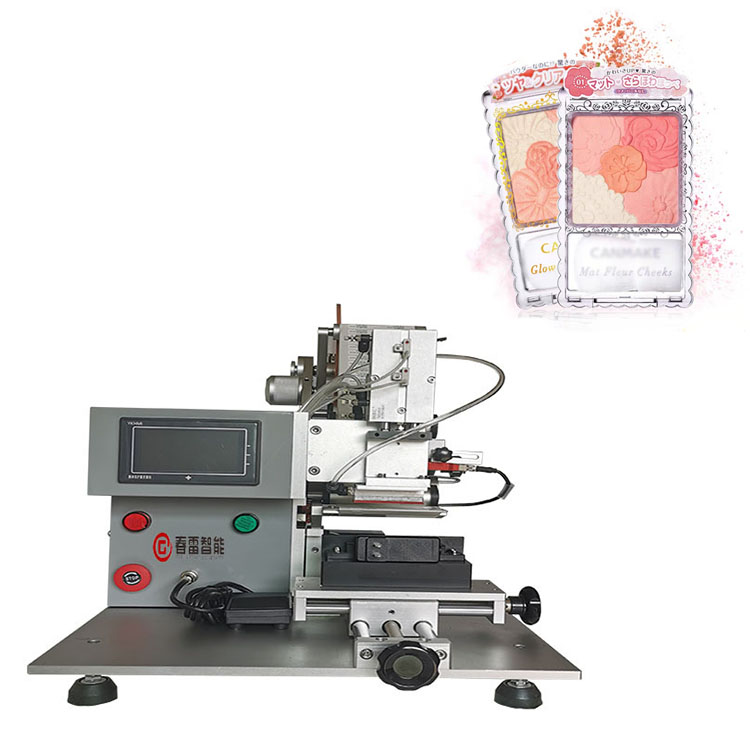 Semi-automatische cosmetische etiketteermachine