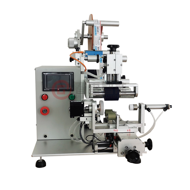 Halfautomatische desinfecterende platte etiketteermachine