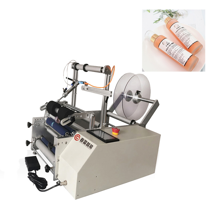 Semi-automatische emulsie-etiketteermachine