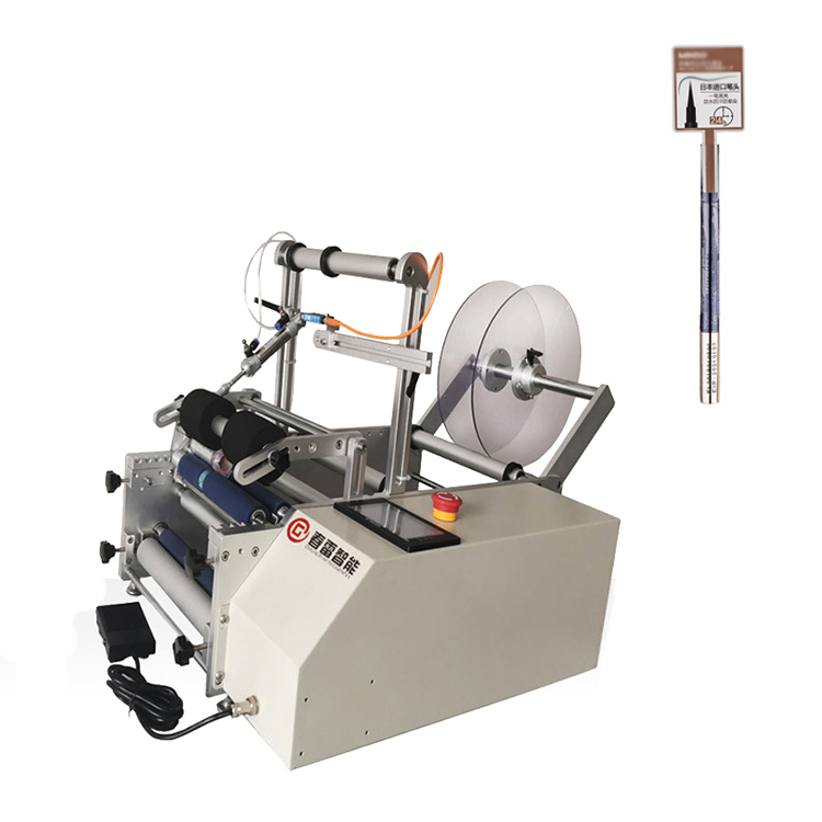 Semi-automatische etiketteermachine voor vloeibare eyeliner